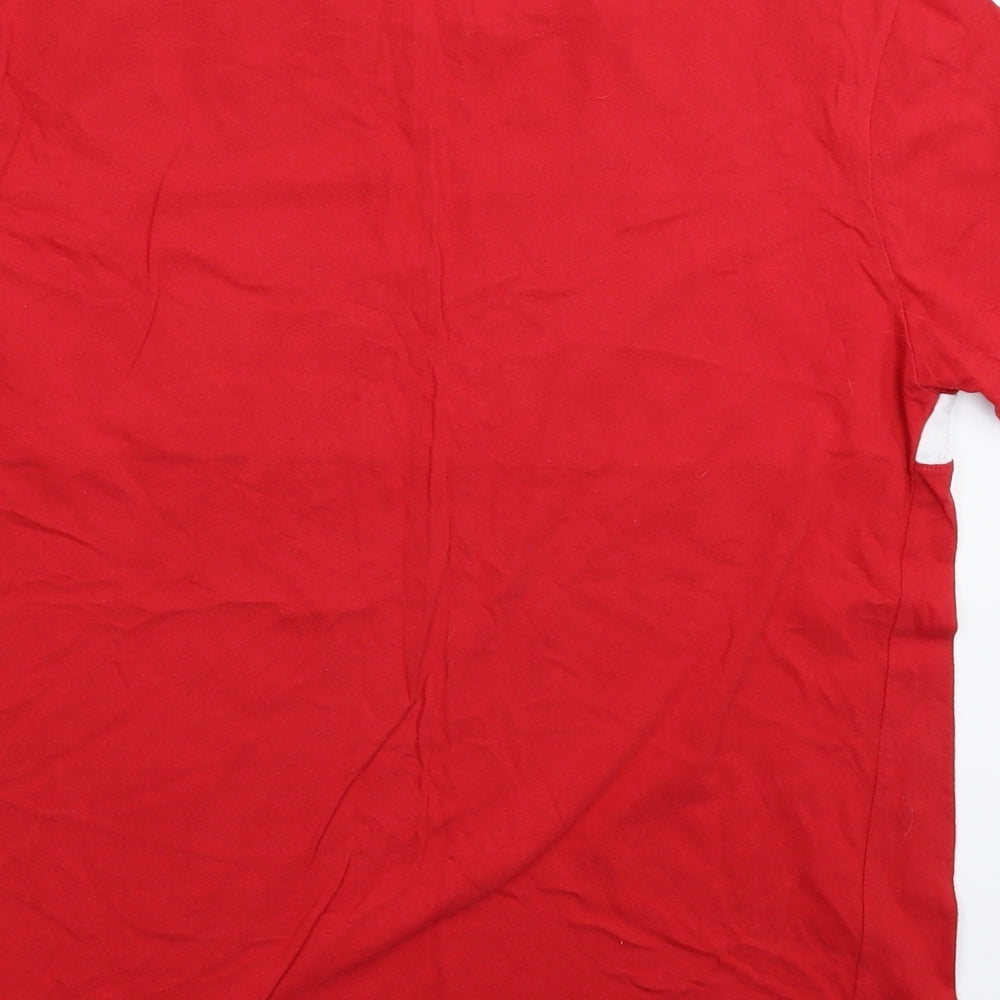 Tommy Hilfiger Mens Red    T-Shirt Size S