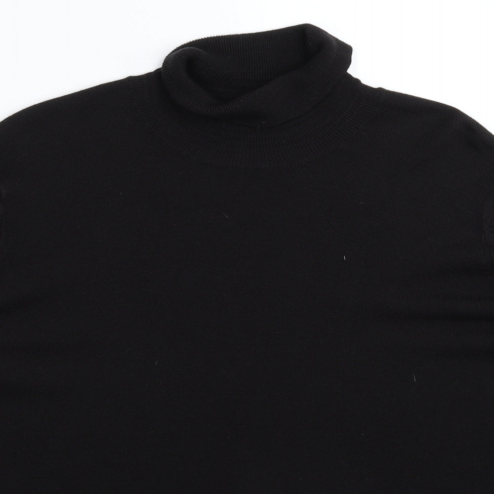 Marks and Spencer Womens Black  Knit Pullover Jumper Size 18
