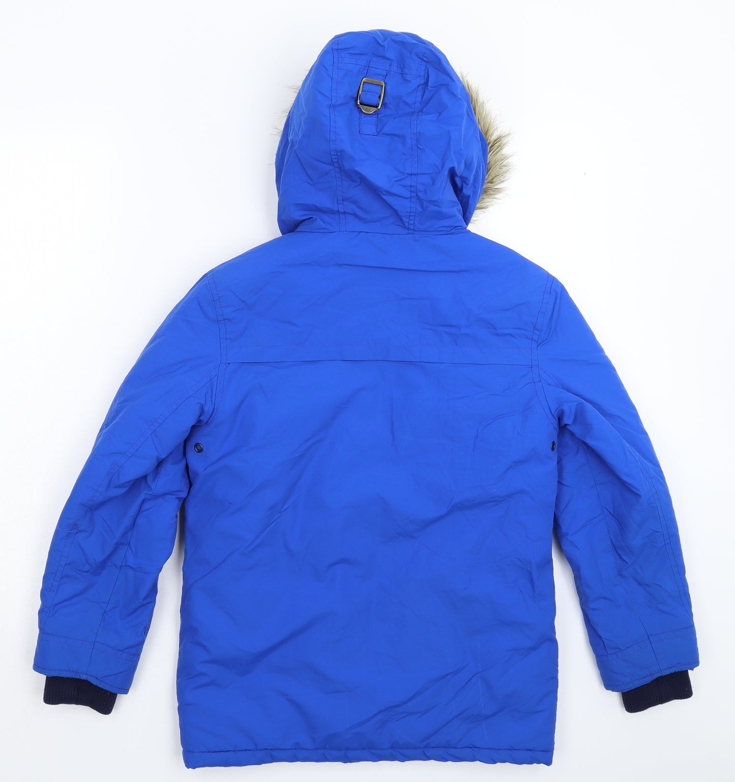 NEXT Boys Blue   Parka Coat Size 9 Years