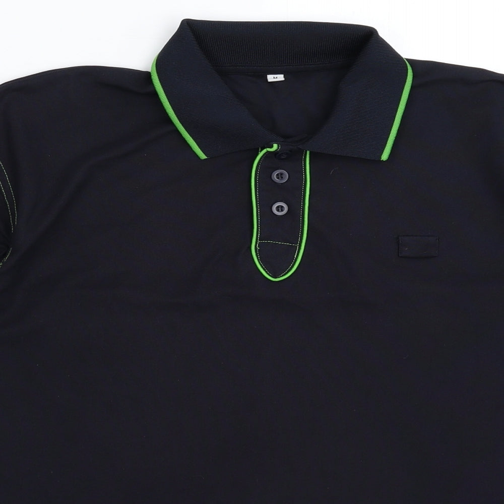 Preworn Mens Black    Polo Size M
