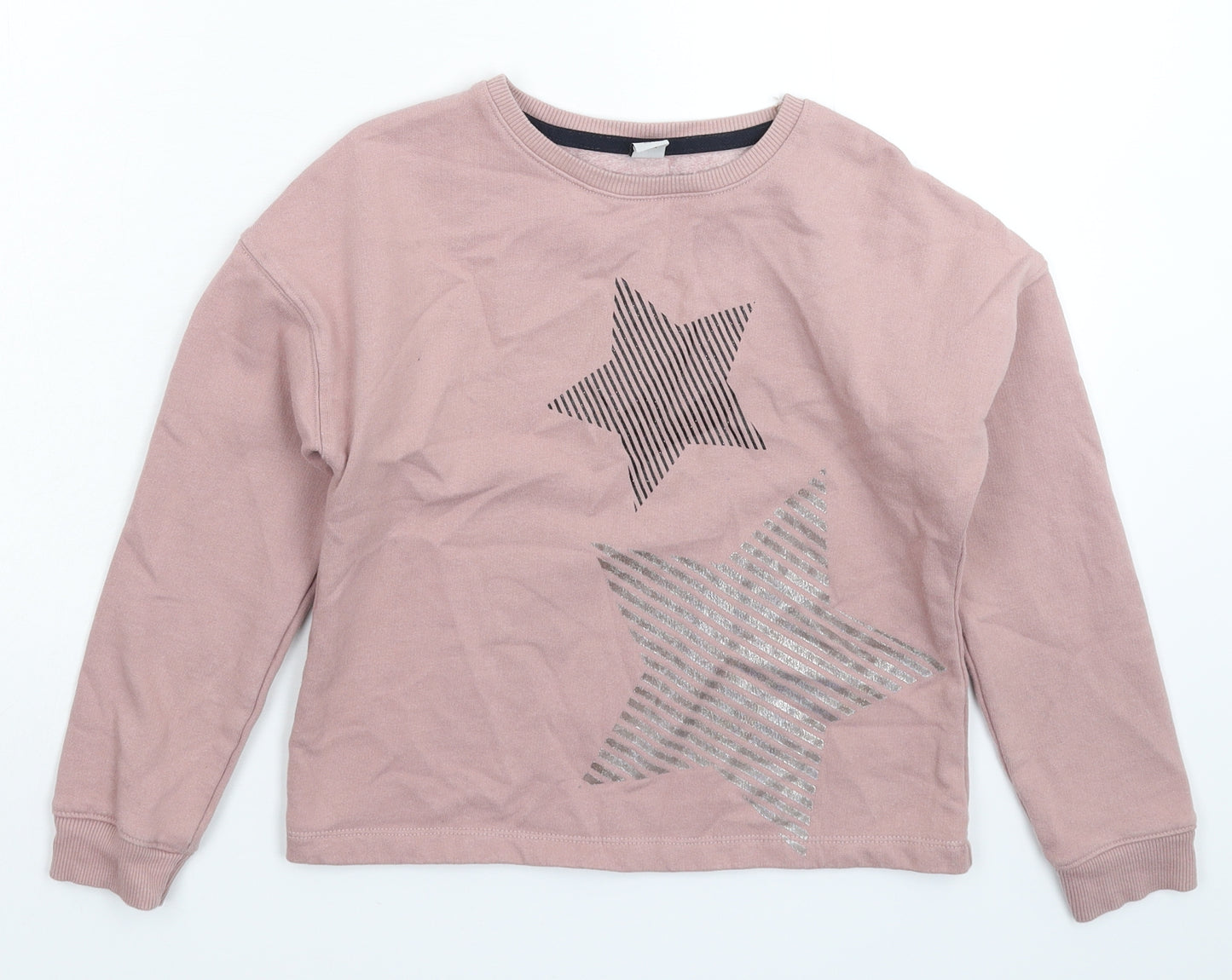 TU Boys Grey Geometric  Pullover Sweatshirt Size 10 Years