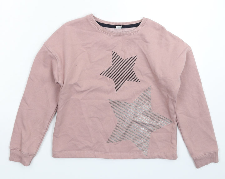 TU Boys Grey Geometric  Pullover Sweatshirt Size 10 Years