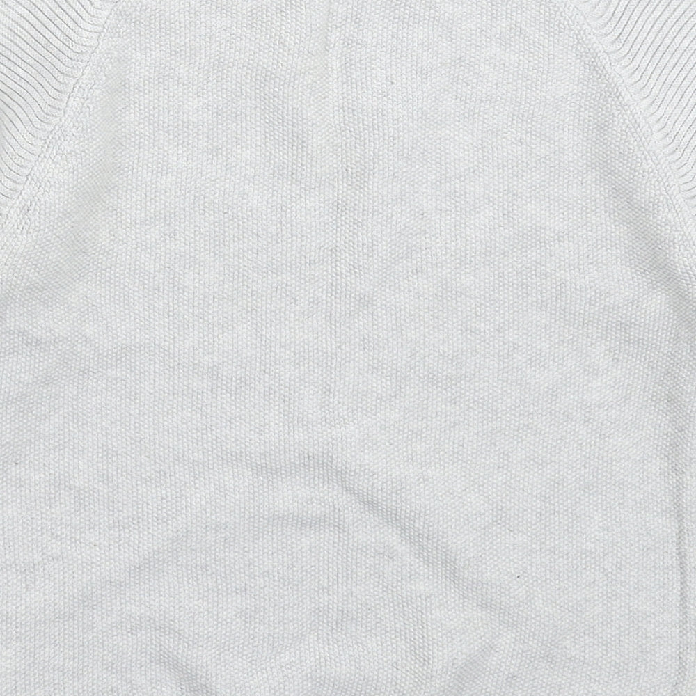 NEXT Boys Grey  Knit Pullover Jumper Size 8 Years