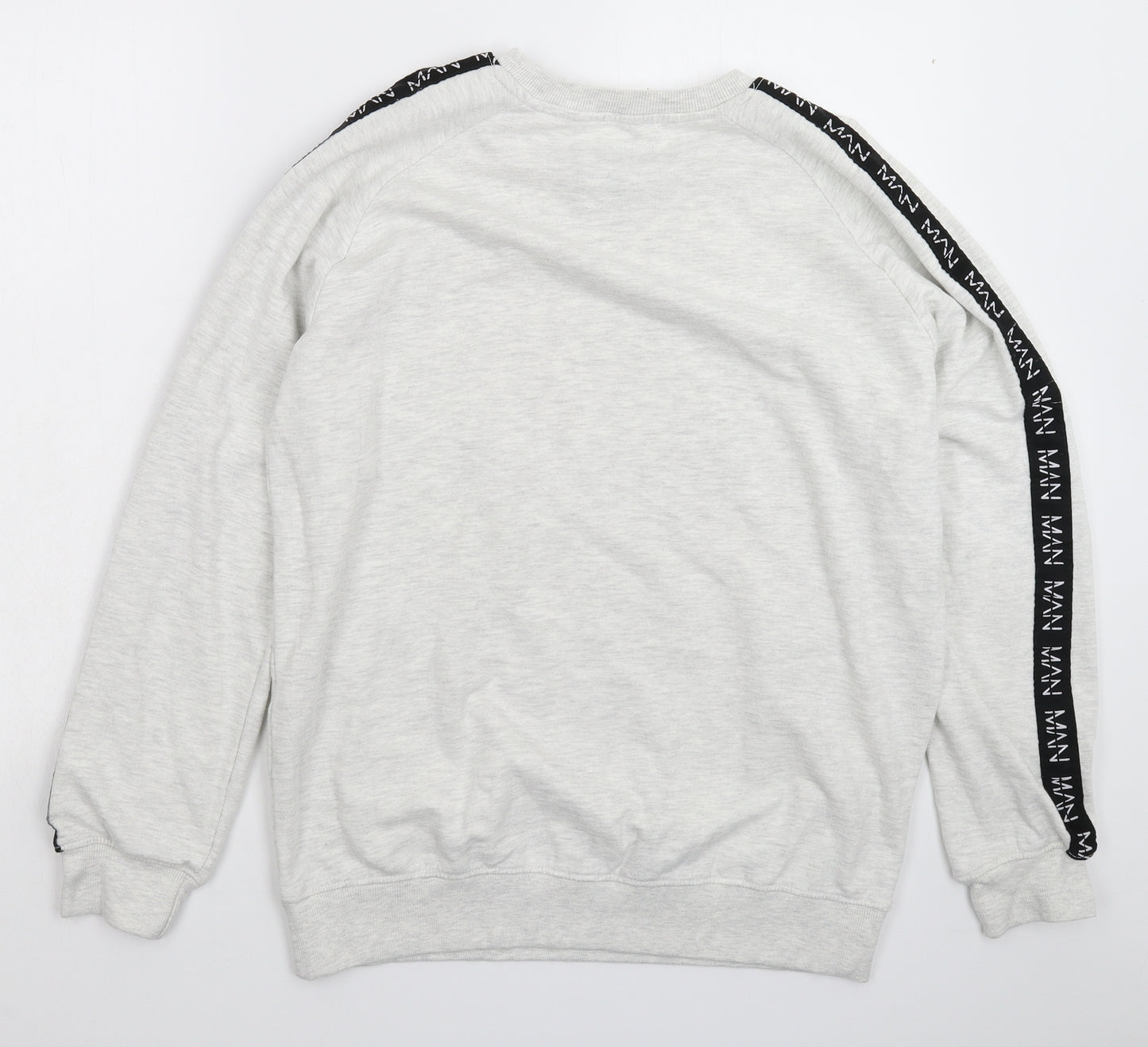 Boohoo Mens Grey   Pullover Sweatshirt Size L