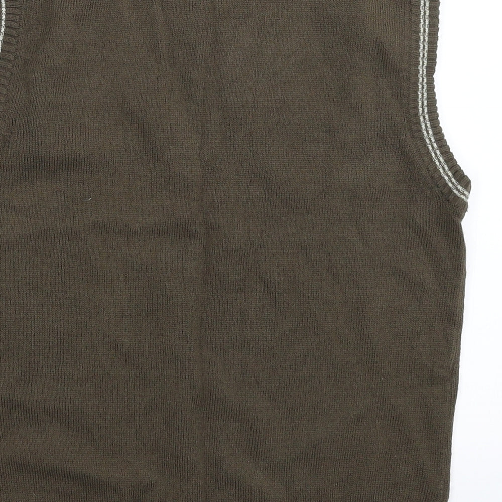 Rebel Boys Grey  Knit Pullover Jumper Size 5-6 Years