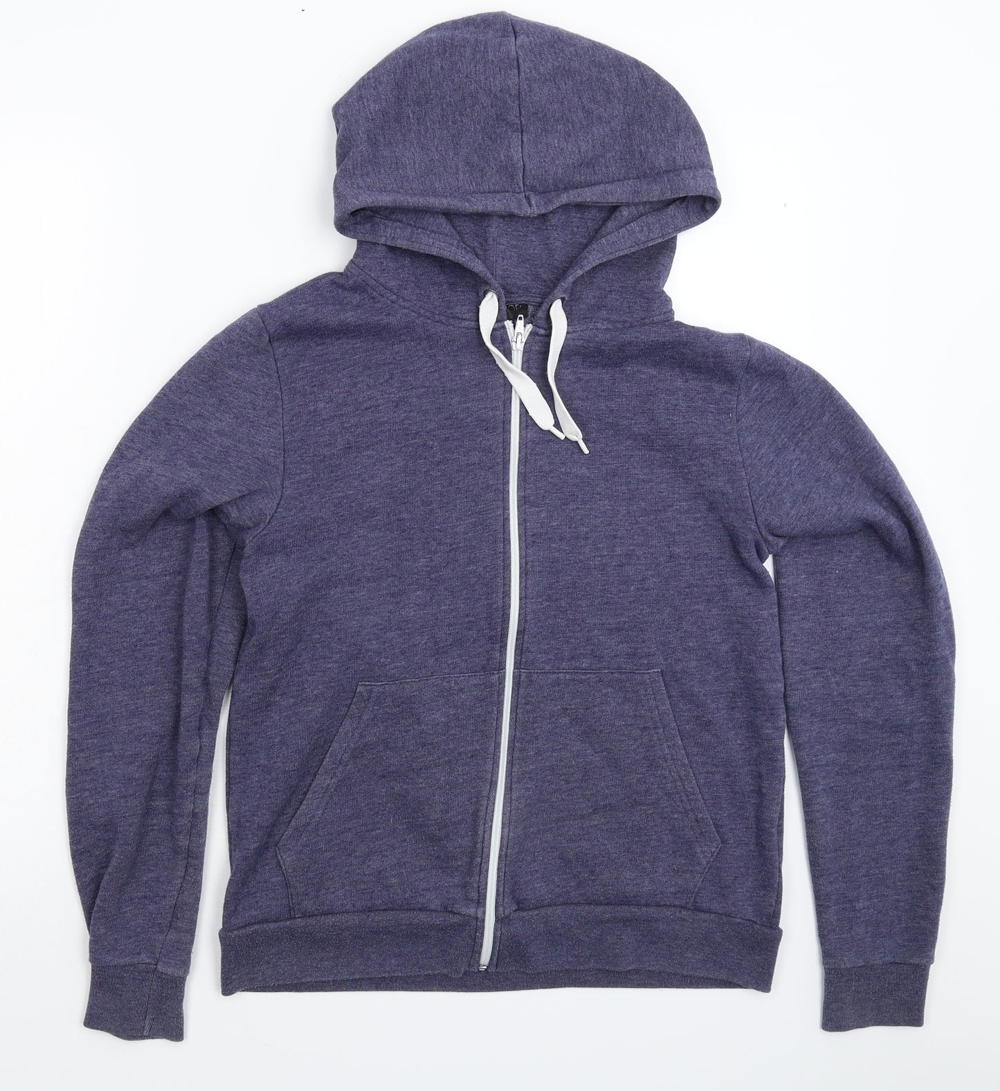 Topshop Womens Blue   Full Zip Hoodie Size 10