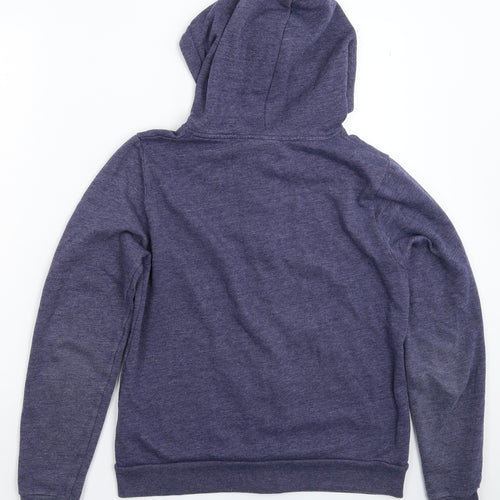 Topshop Womens Blue   Full Zip Hoodie Size 10