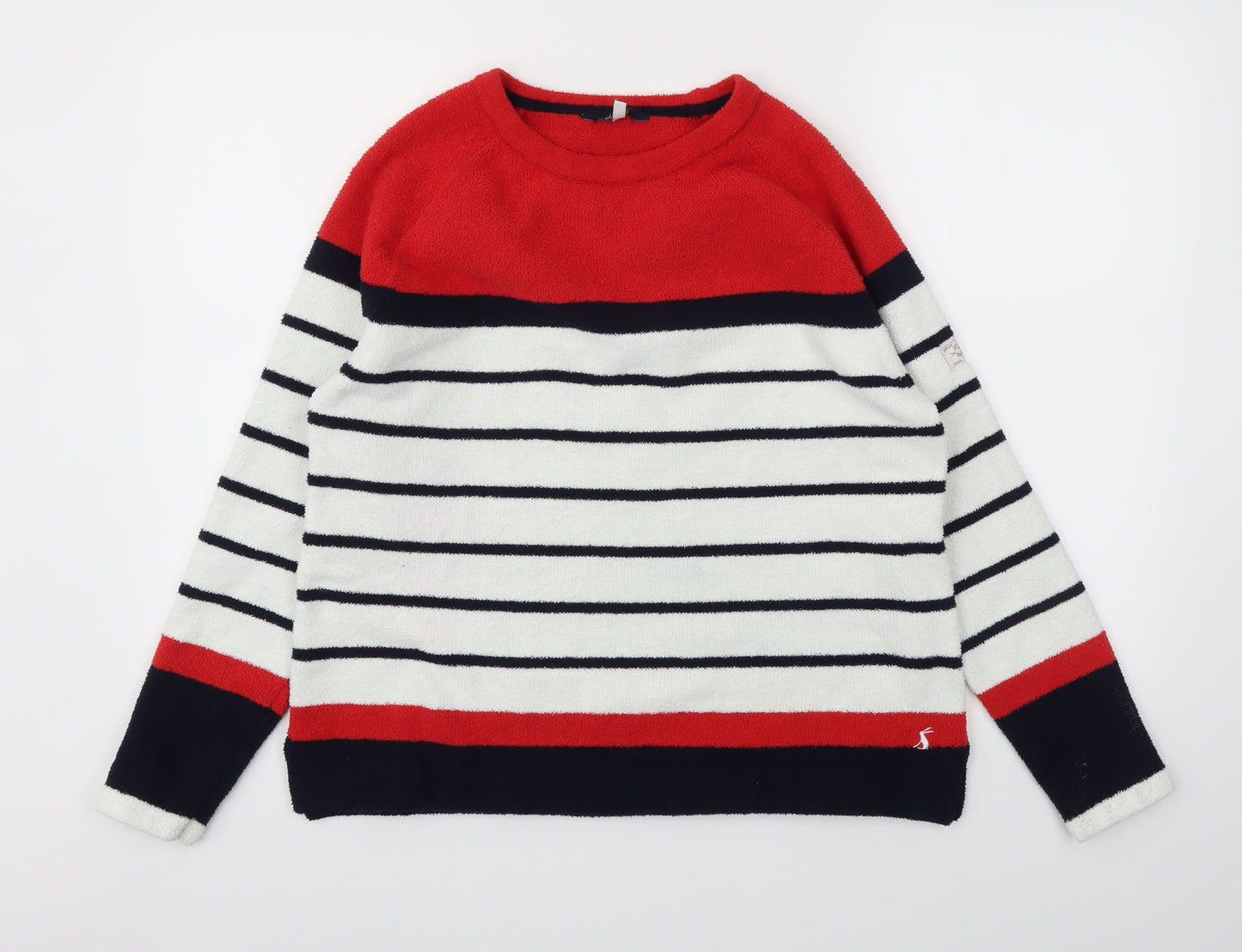 jouels Womens Multicoloured Striped  Pullover Jumper Size 12