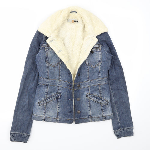 Topshop Womens Blue   Jacket Coat Size 8