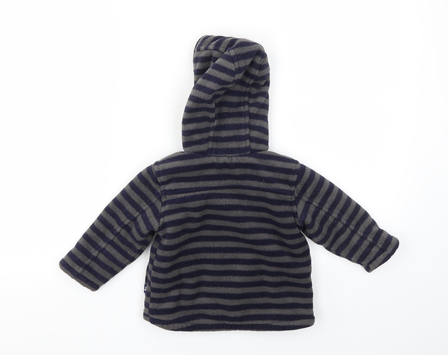 Debenhams Boys Blue Striped  Basic Jacket Jacket Size 6-9 Months