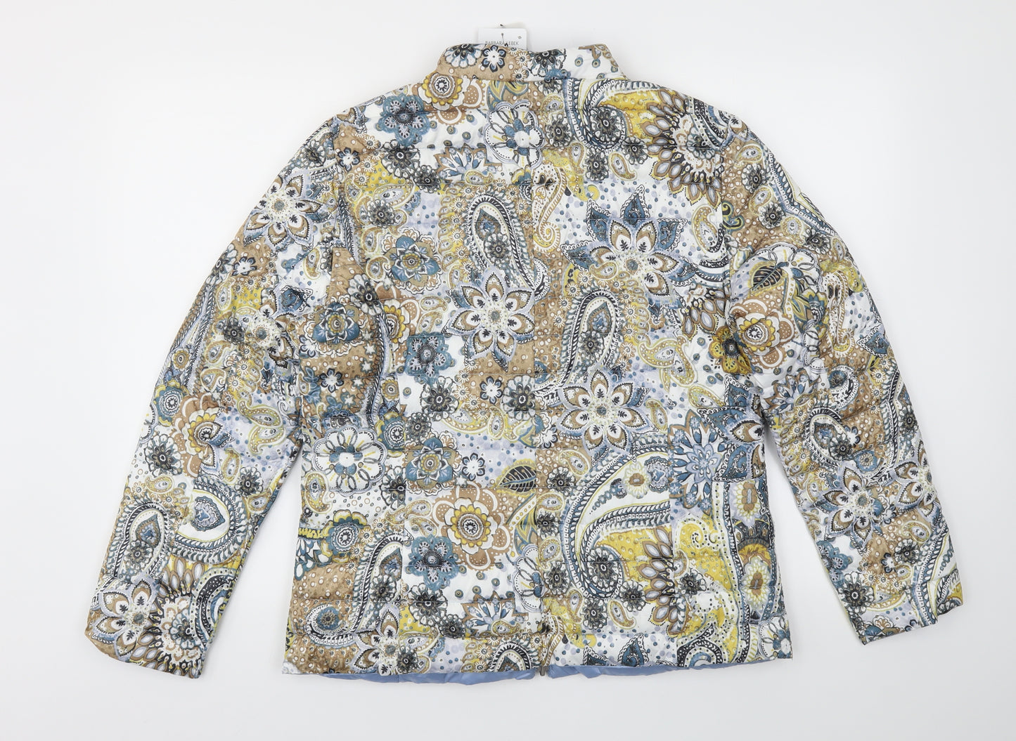 Barbara Lebek Womens Multicoloured Floral  Jacket Coat Size 6
