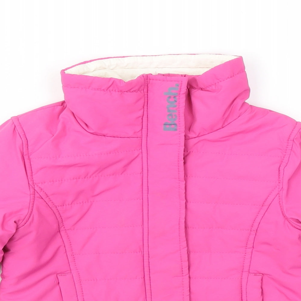 Bench Girls Pink   Basic Coat Coat Size 3-4 Years