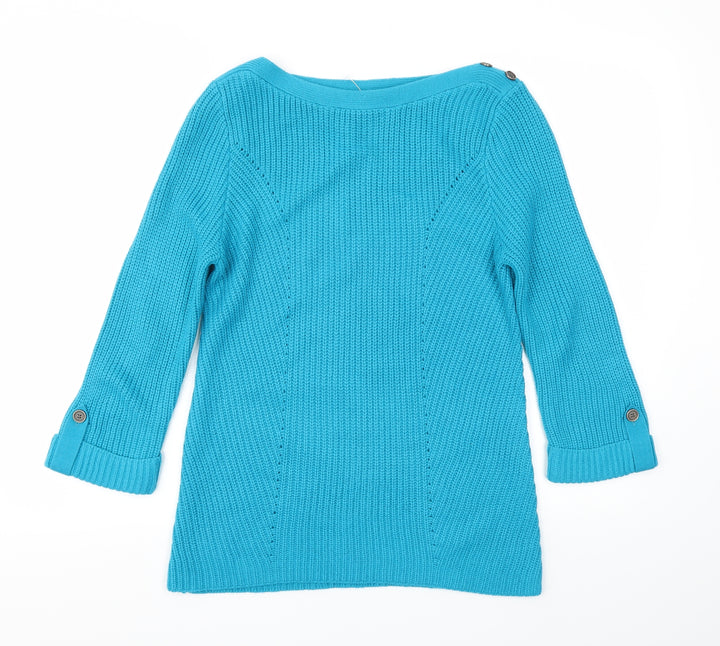 BHS Womens Blue Pullover Jumper Size 12