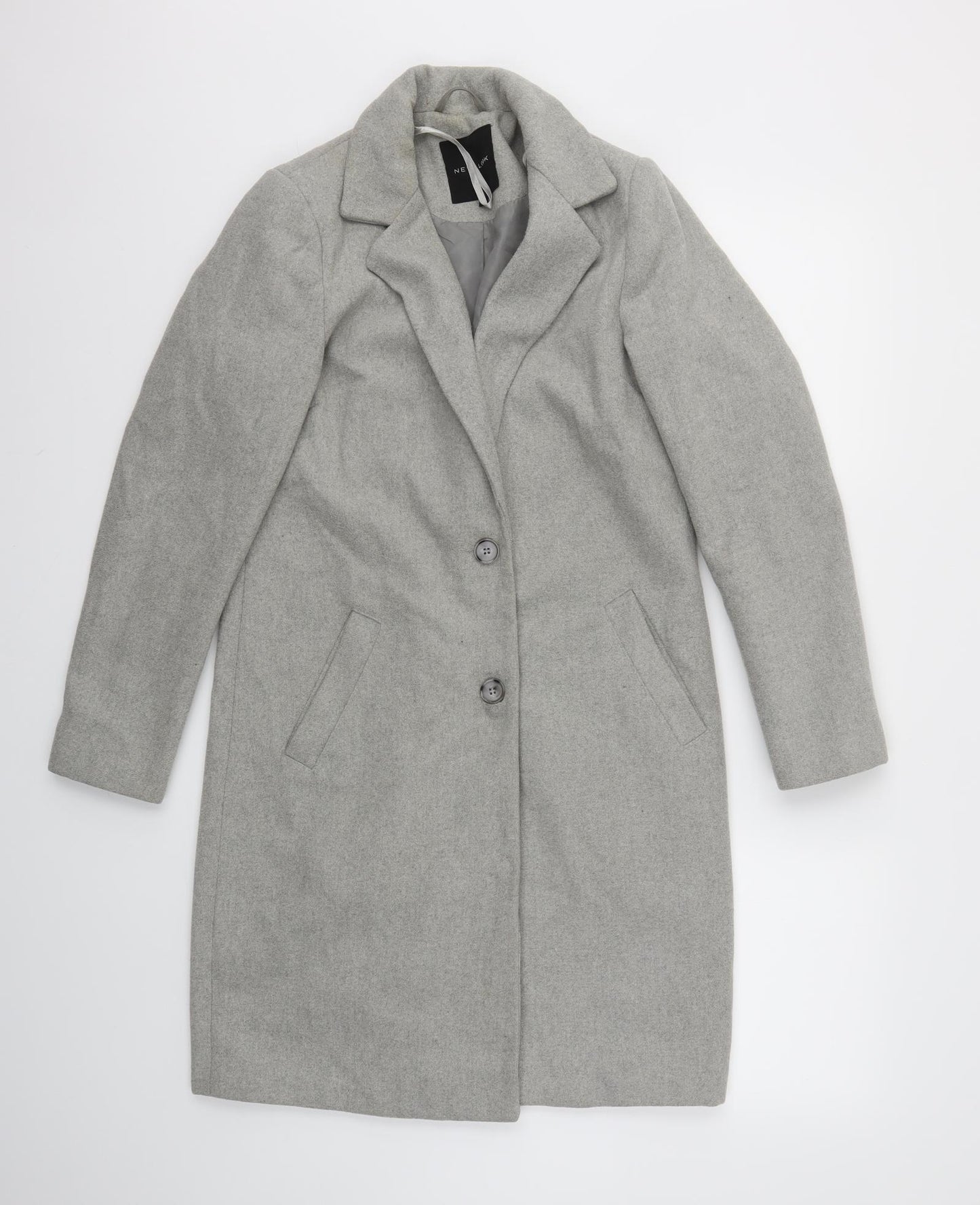 New Look Womens Grey   Jacket Coat Size 6
