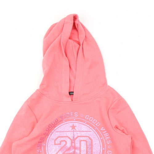 George Girls Pink   Pullover Hoodie Size 8-9 Years