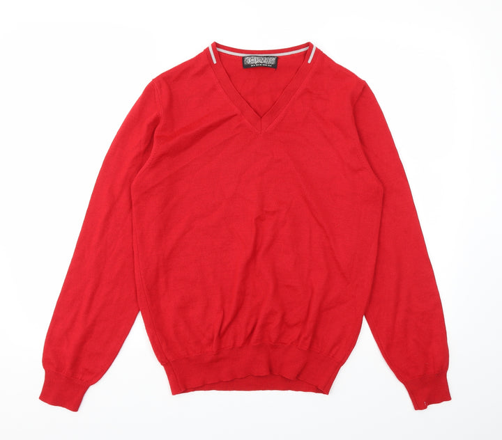Topman Mens Red   Pullover Sweatshirt Size M