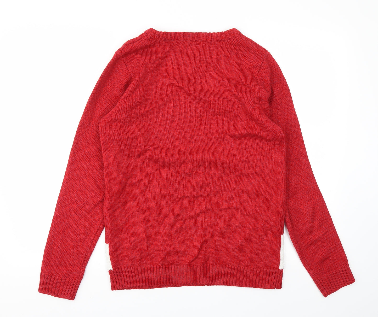 Nutmeg Womens Red   Pullover Jumper Size 12