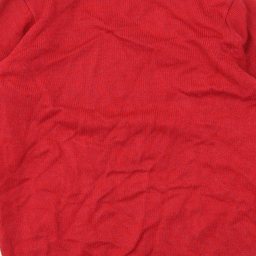 Nutmeg Womens Red   Pullover Jumper Size 12