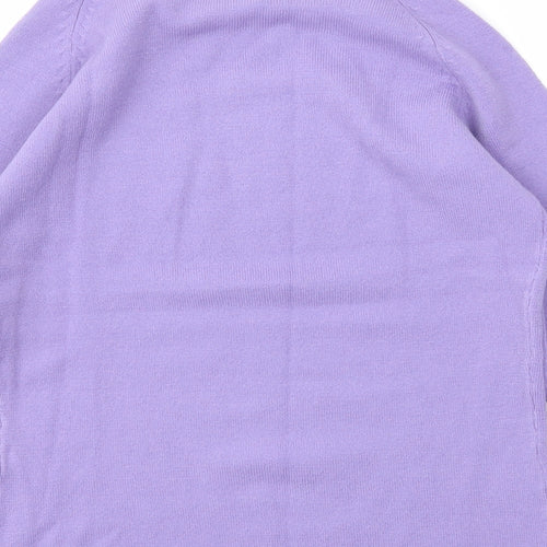 LINGATA Womens Purple   Basic T-Shirt Size M