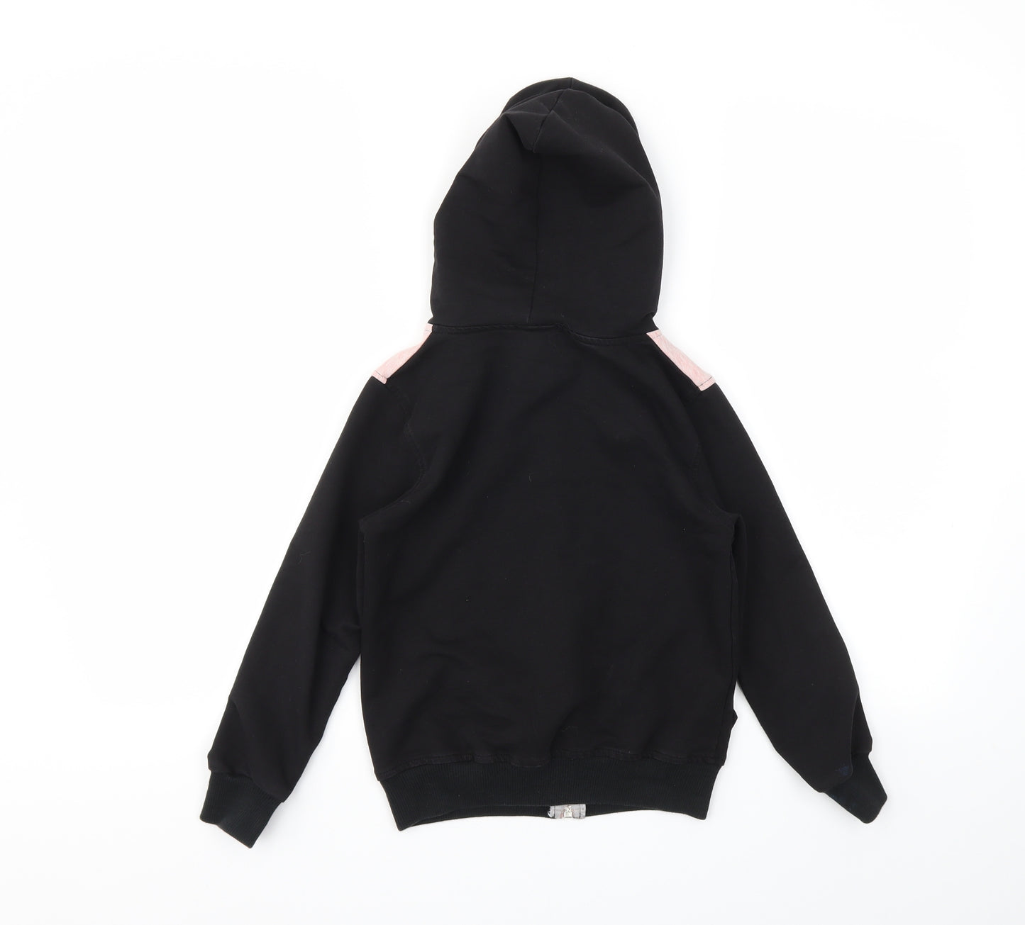 adidas Girls Black   Full Zip Sweatshirt Size 8-9 Years