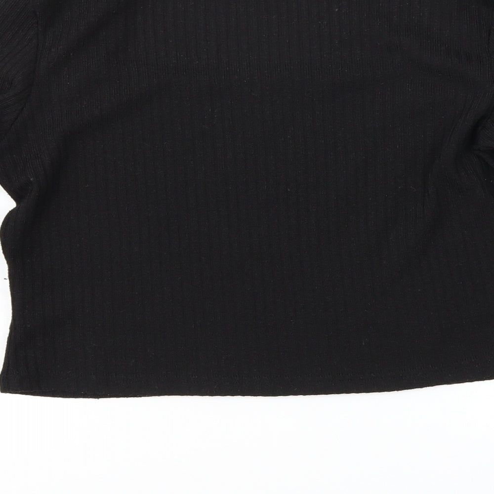 SheIn Womens Black   Basic T-Shirt Size XL