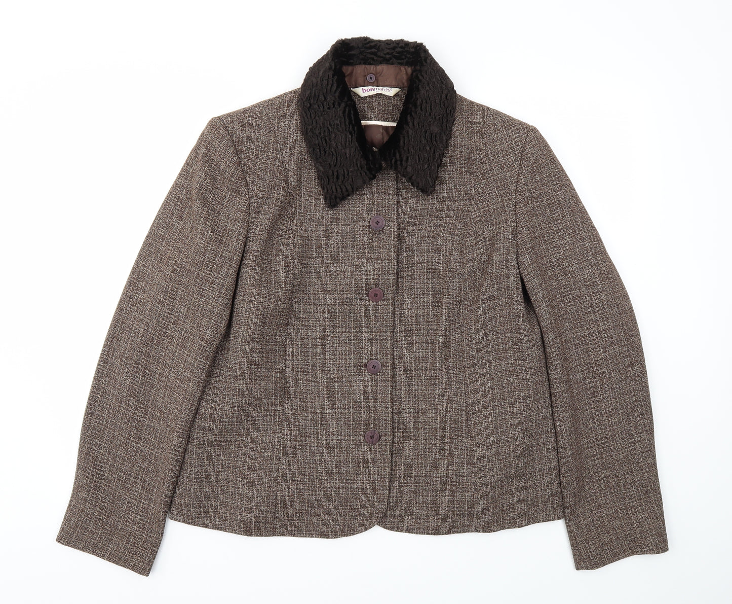 Bonmarché Womens Brown   Jacket Blazer Size 18