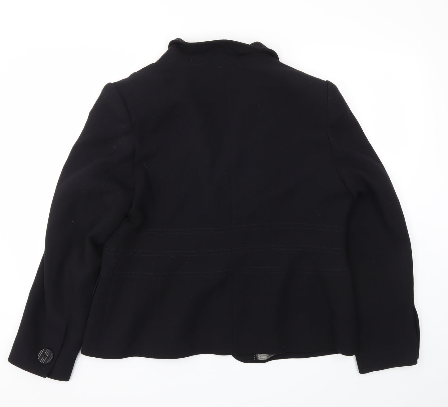 M&S Womens Black   Jacket Blazer Size 18