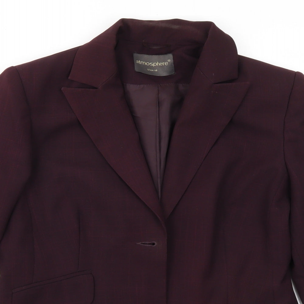 Primark Womens Purple   Jacket Blazer Size 12