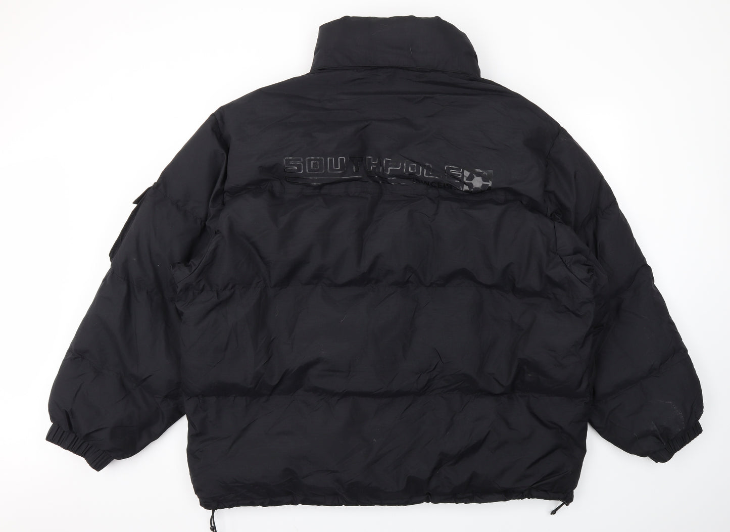 SOUTH POLICE Mens Black   Jacket Coat Size 2XL