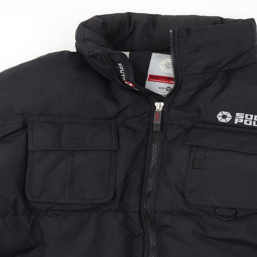 SOUTH POLICE Mens Black   Jacket Coat Size 2XL