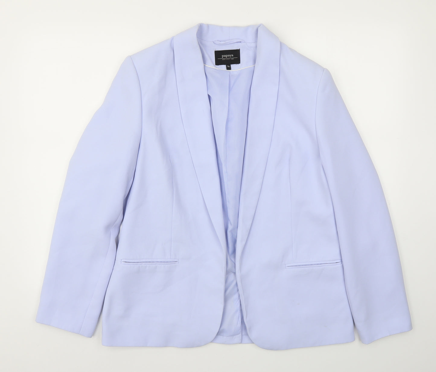 Papaya Womens Blue   Jacket Blazer Size 16