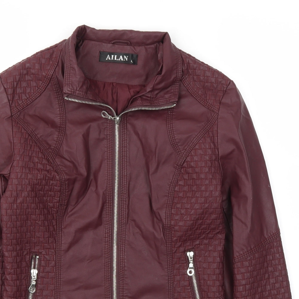 AILAN Womens Purple   Jacket  Size L