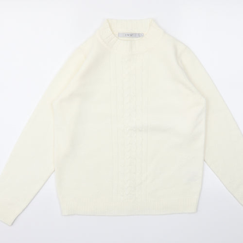 EWM Womens Ivory   Pullover Jumper Size S