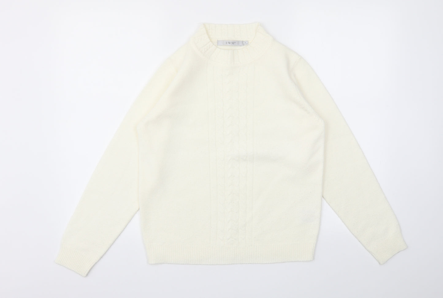 EWM Womens Ivory   Pullover Jumper Size S