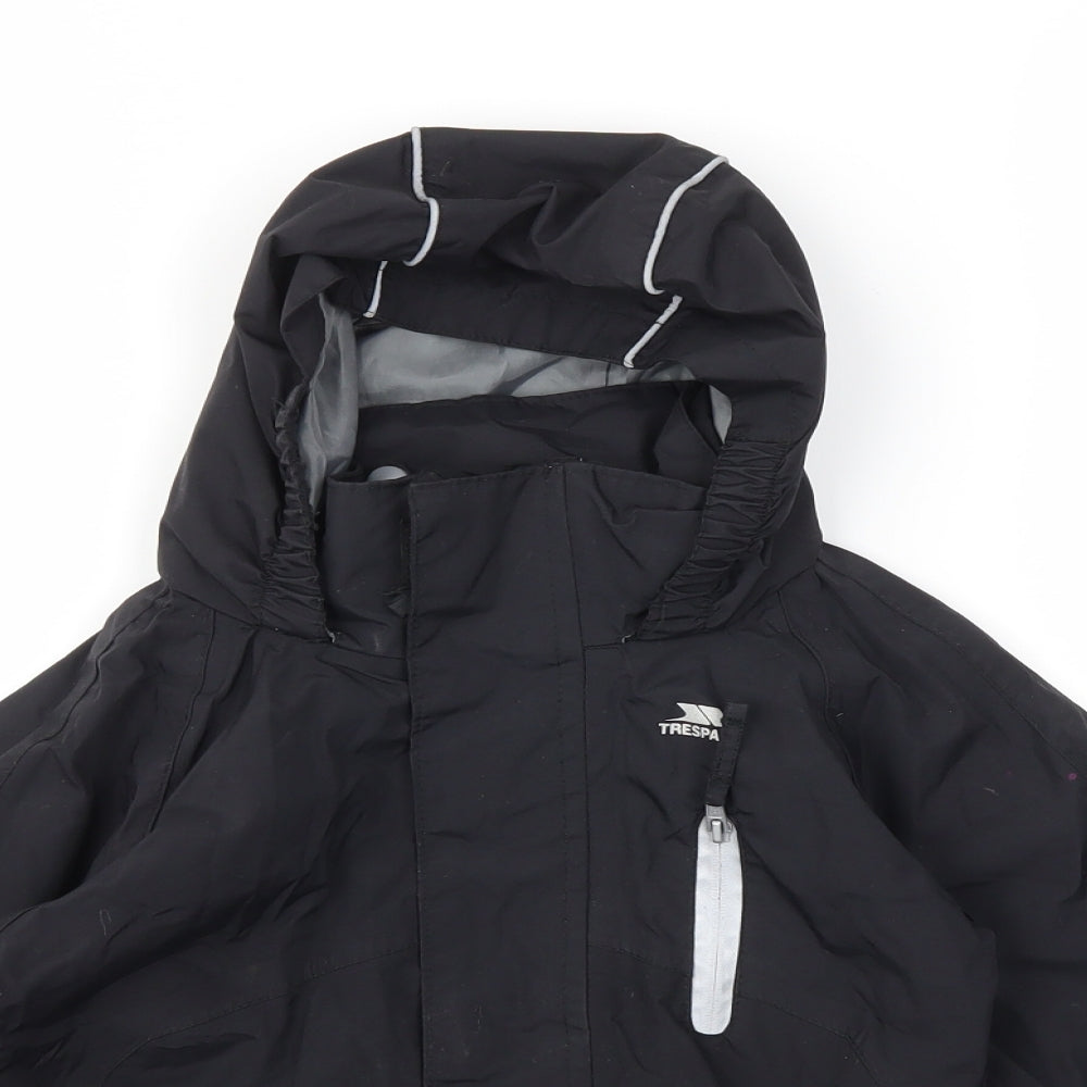 Trespass Boys Black   Basic Jacket Coat Size 2-3 Years