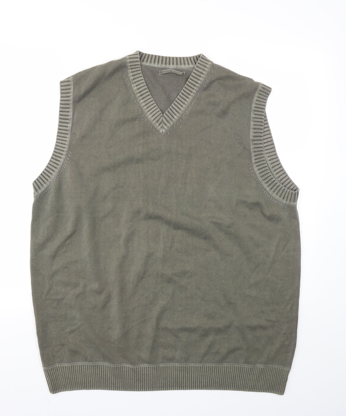 M&S Mens Green   Pullover Sweatshirt Size XL