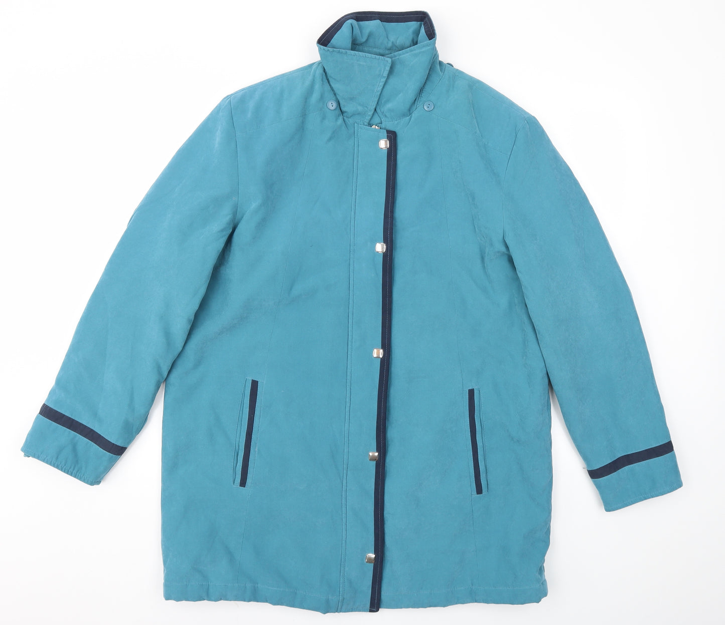 ELEGANCE Womens Blue   Jacket Coat Size 14