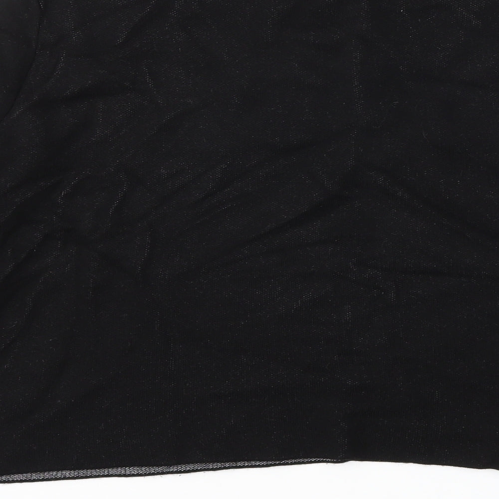 Mango Womens Black Camouflage  Pullover Jumper Size M