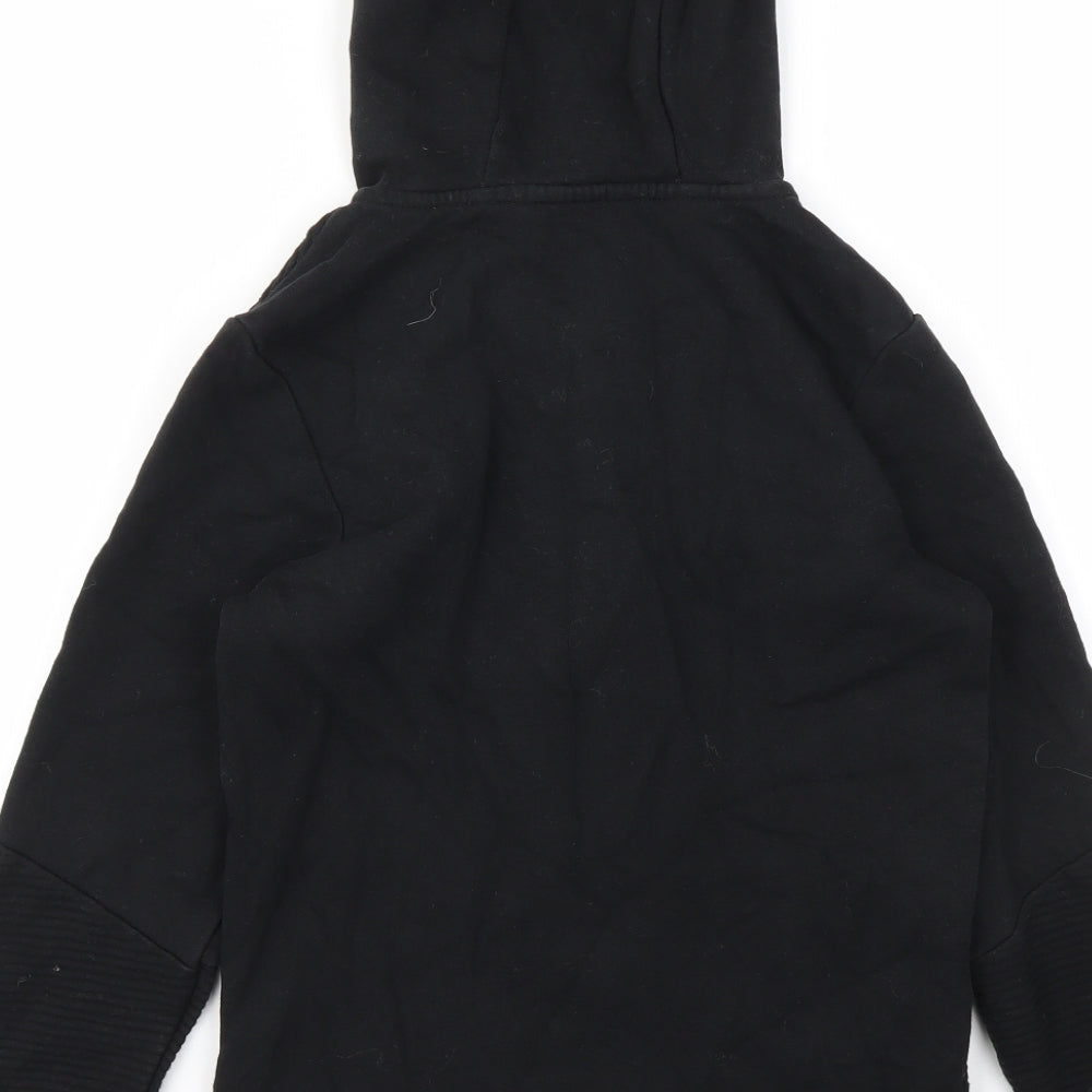 George Boys Black   Full Zip Jumper Size 9-10 Years