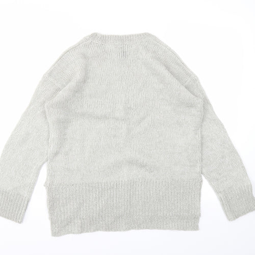 New Look Womens Grey   Pullover Jumper Size S