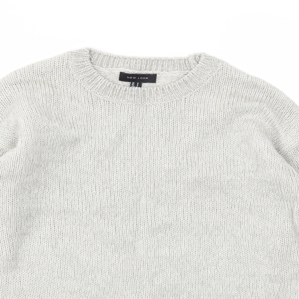 New Look Womens Grey   Pullover Jumper Size S