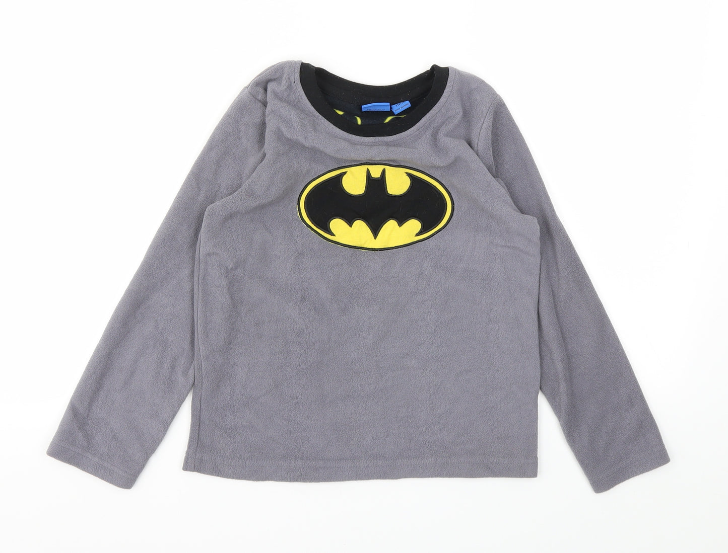 Primark Boys Grey Animal Print   Pyjama Top Size 8-9 Years
