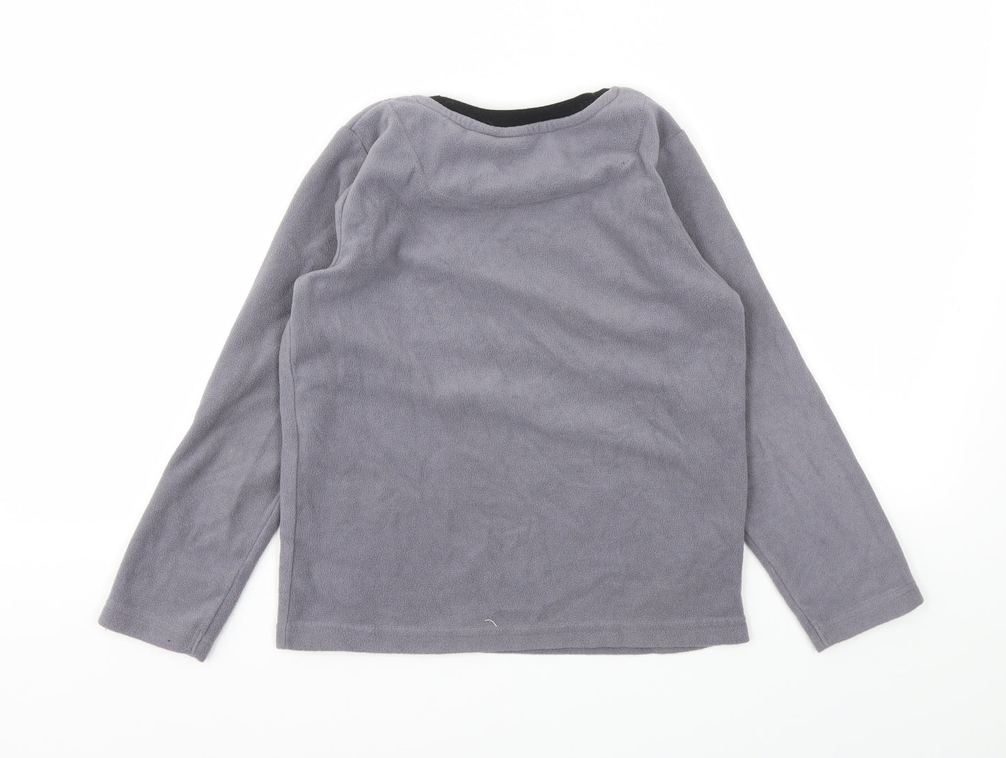 Primark Boys Grey Animal Print   Pyjama Top Size 8-9 Years