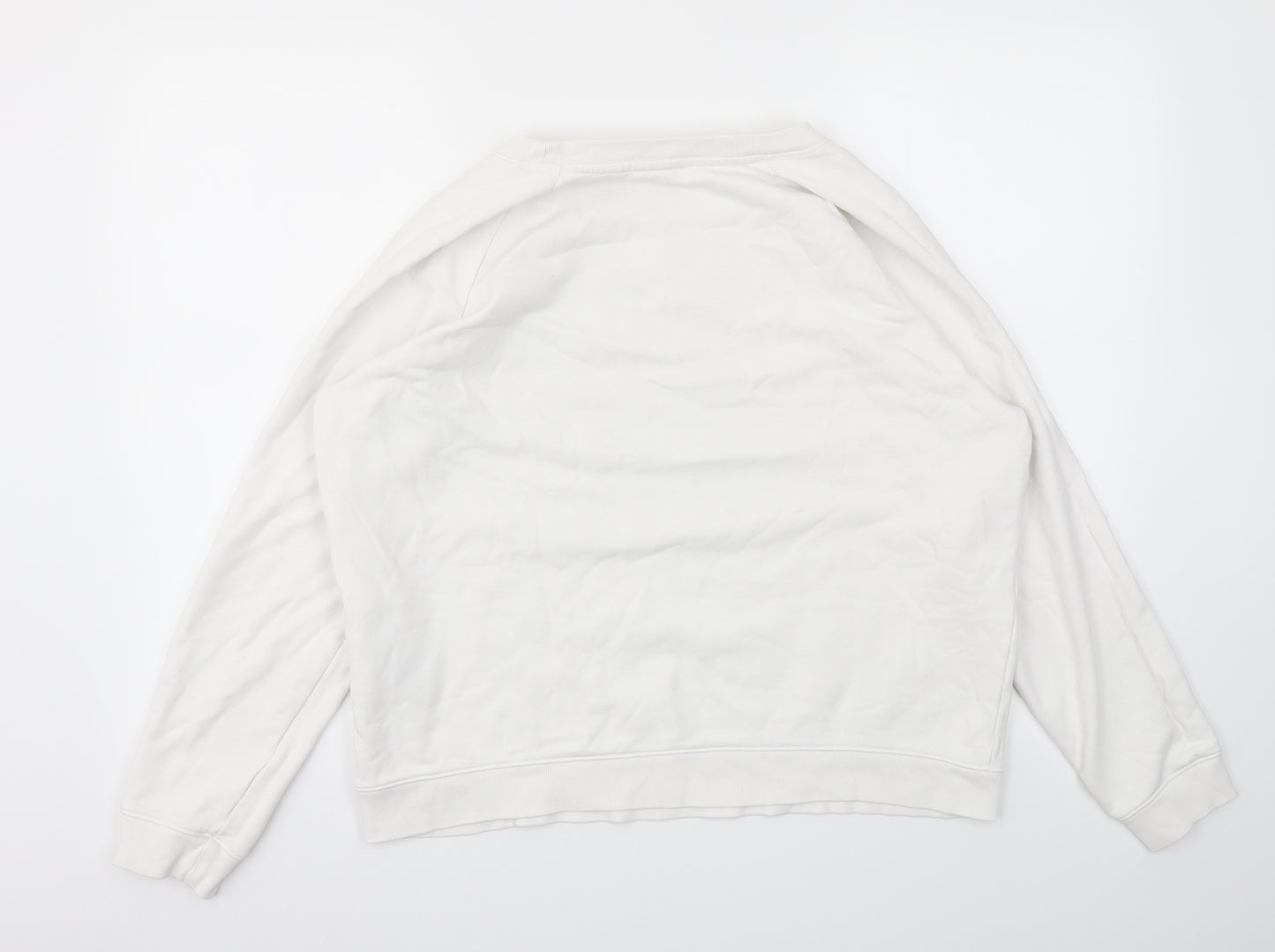 LEVI Mens White   Pullover Sweatshirt Size L