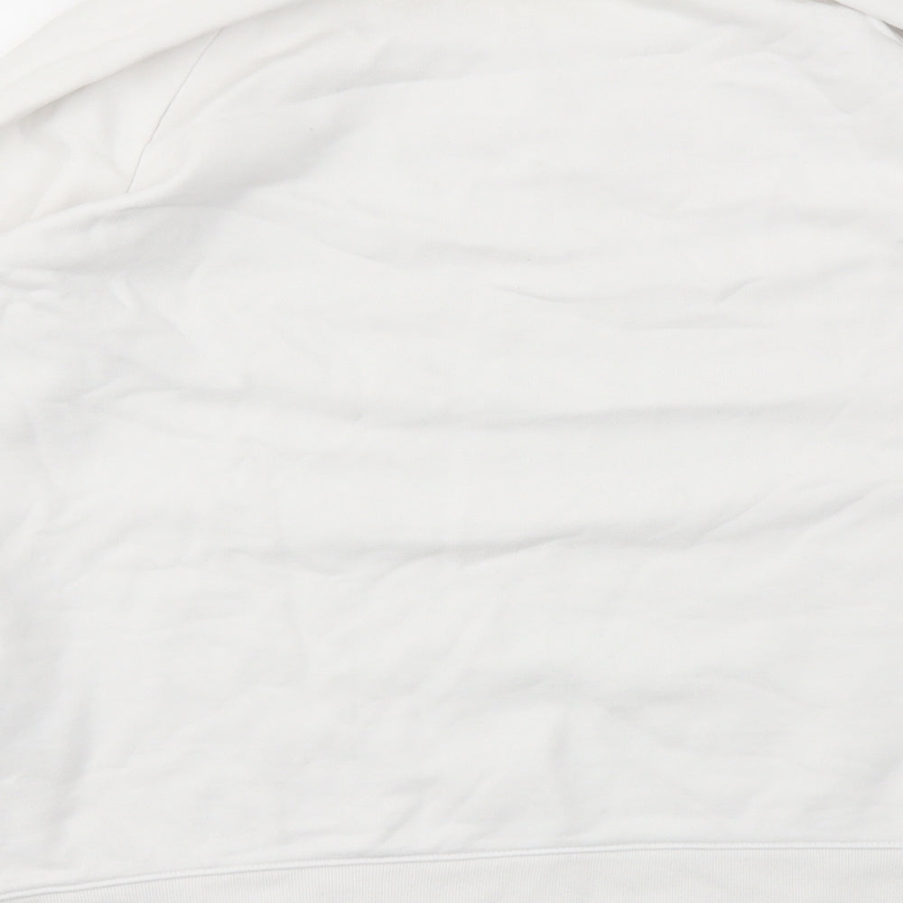 LEVI Mens White   Pullover Sweatshirt Size L