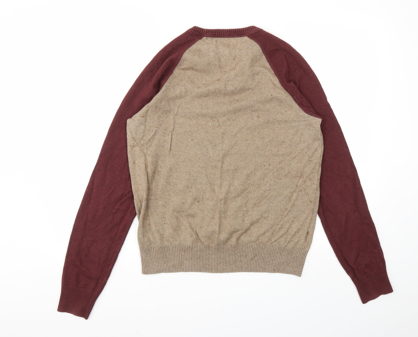 Penguin Mens Beige   Pullover Sweatshirt Size S