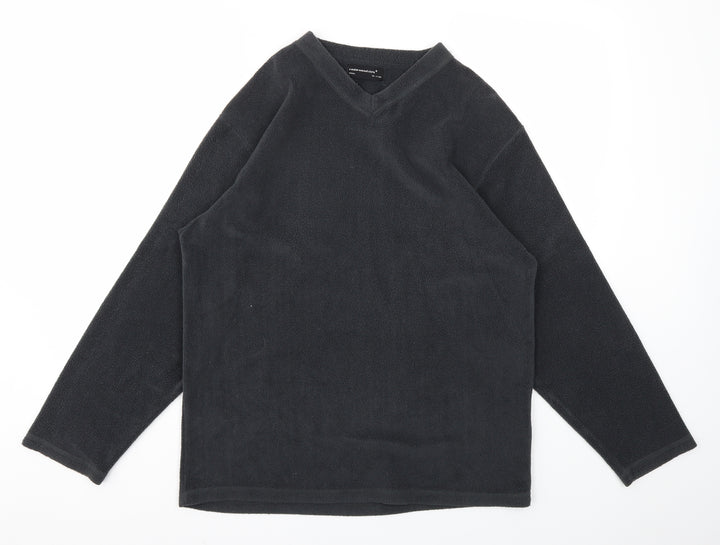 Cedar Wood State Mens Black   Pullover Sweatshirt Size S