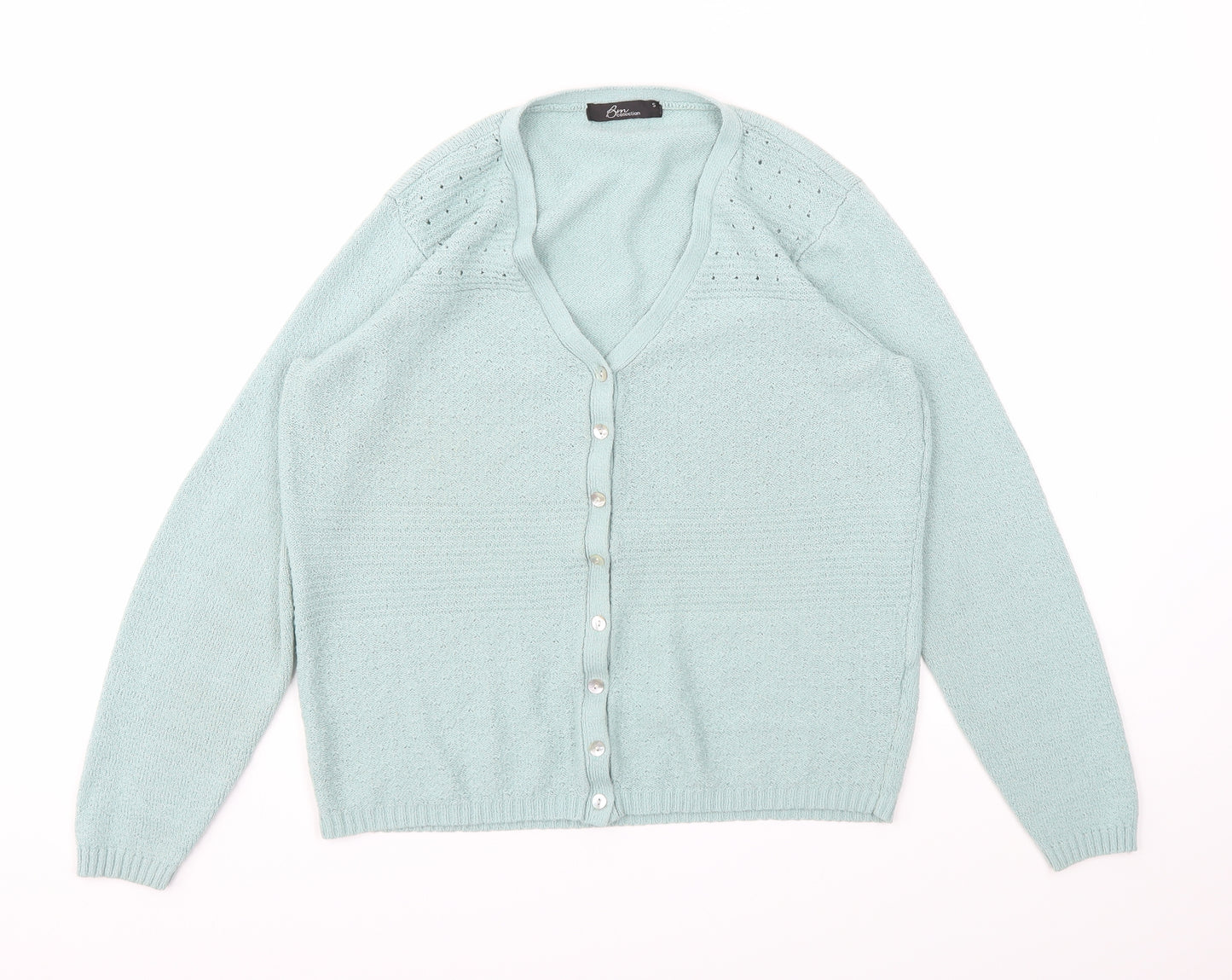 BM Womens Blue   Cardigan Jumper Size S