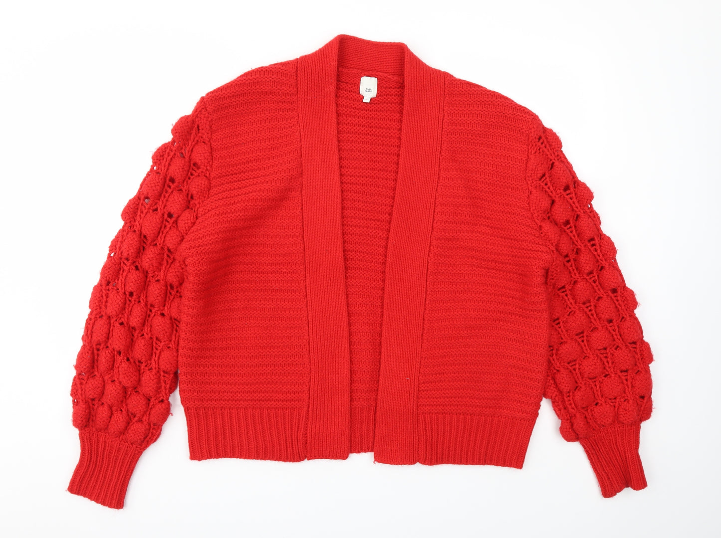 River Island Womens Red   Cardigan Jumper Size S