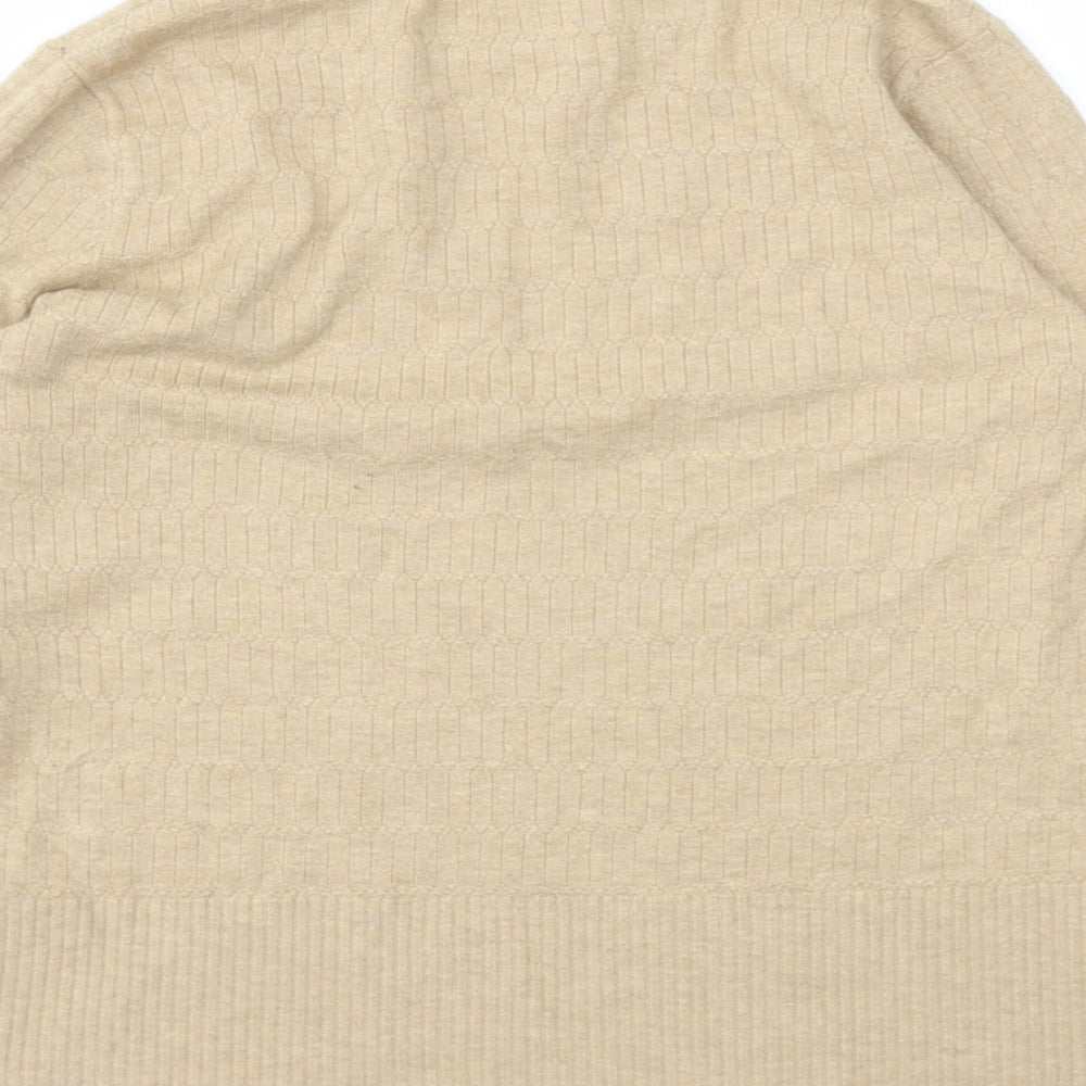 M&S Womens Beige   Pullover Jumper Size 14